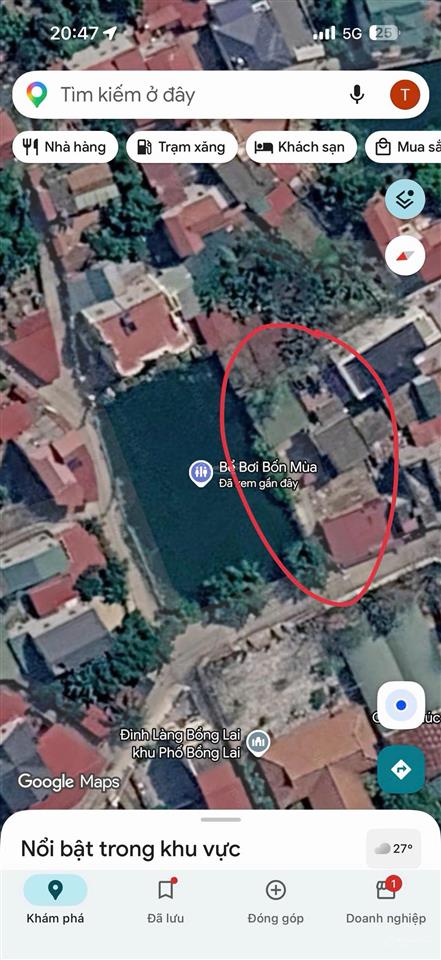 Bán mảnh đất 335m2 chính chủ ở bồng lai  quế võ  bn giá chỉ 18tr/m2