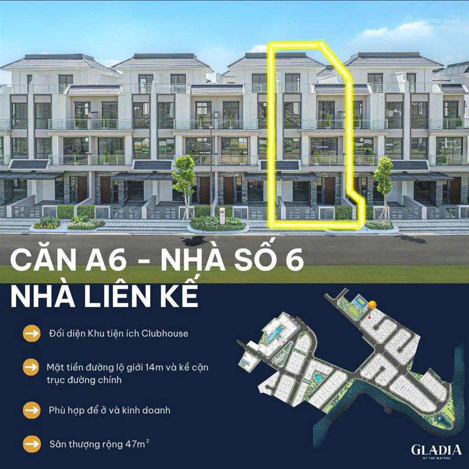 Gladia nhà liên kế a6  một bước xuống phố, chạm ngay tiện ích .  o932 o32 4o3