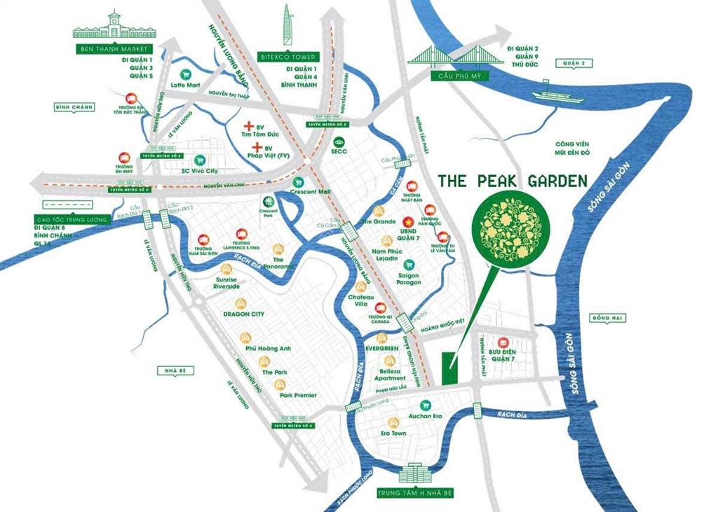 Cần bán ch the peak garden nguyễn lương bằng, quận 7, giá 2,85 tỷ tt 50%