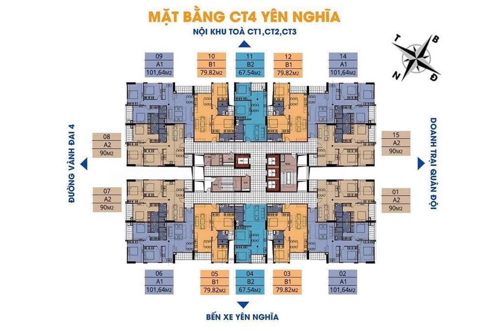 Chính chủ gửi bán nhanh căn góc 101m2 3pn2wc tầng trung hoa hậu  sổ đỏ sẵn giao dịch