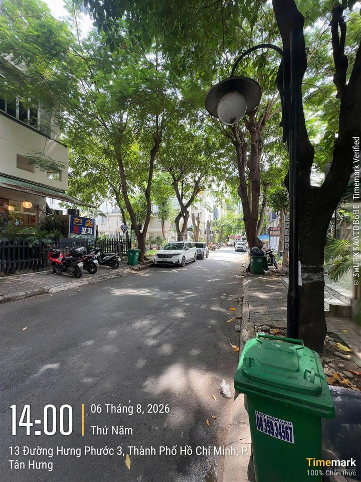 Cho thuê nhà phố hưng phước 3 phú mỹ hưng 6p7wc ntdđ, giá 55tr/6x18.5m/5t