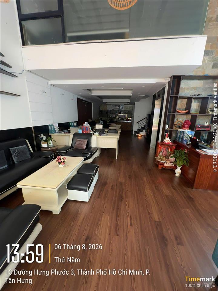 Cho thuê nhà phố hưng phước 3 phú mỹ hưng 6p7wc ntdđ, giá 55tr/6x18.5m/5t
