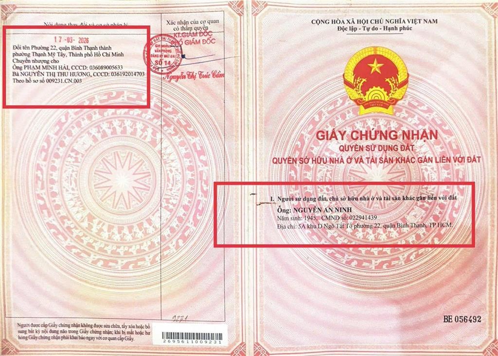 Nhà bán 1 trệt 1 lầu, ngay ba son, thủ thiêm, giáp quận 1. sổ hồng riêng chính chủ