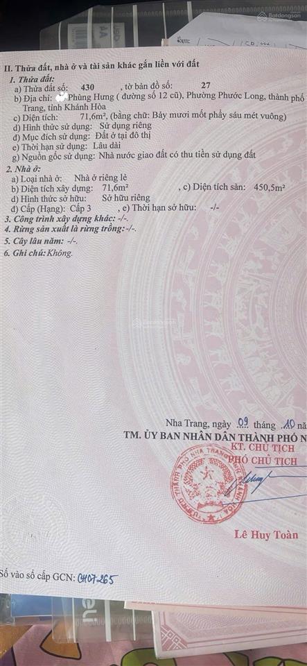 Bán toà căn hộ mặt tiền đường phùng hưng  nam nha trang, full khách ở, sẵn dòng tiền