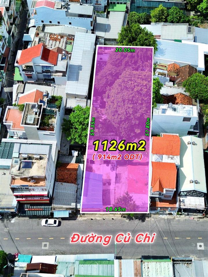 Bán đất mặt tiền củ chi, nha trang cách biển chỉ 300m giá chỉ 81 tr/m2, dt 1126m2 ngang 19m