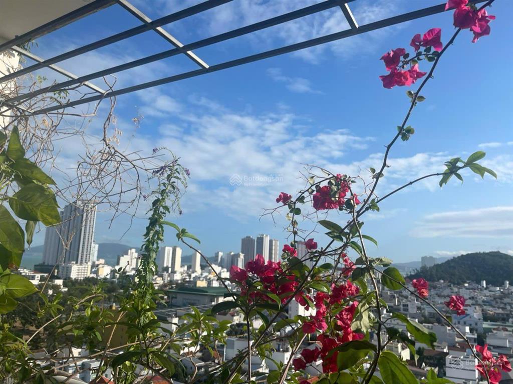 Cần tiền bán căn chung cư hoàng quân có sẵn nội thất, view xéo biển và phố. sổ đỏ lâu dài