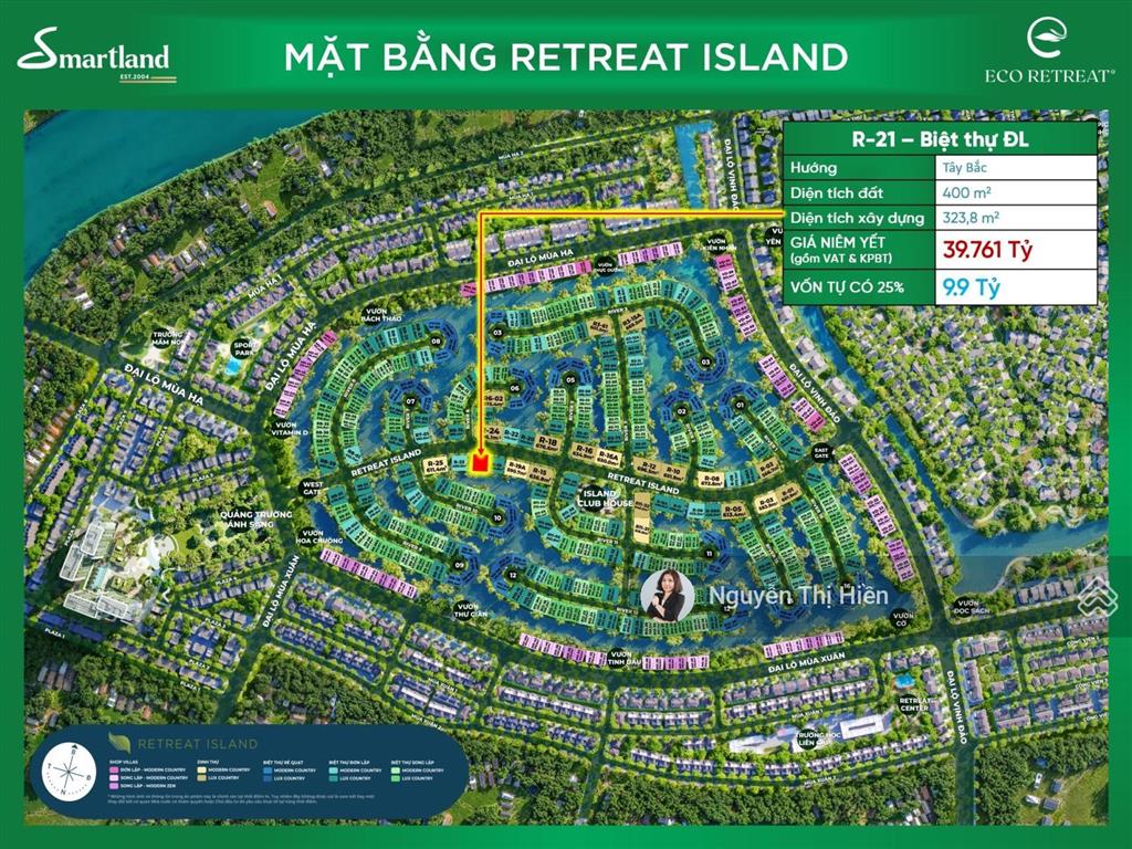 Căn biệt thự đảo eco retreat vừa đẹp vừa rẻ duy nhất