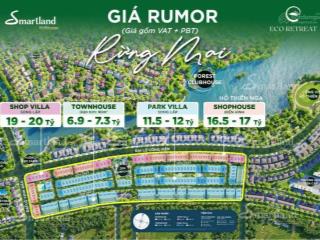 Suất ngoại giao chiết khấu khủng 16% nhà phố, biệt thự, căn hộ đợt 1 trực tiếp cđt ecopark