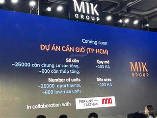 Chính thức nhận booking căn hộ mik vinhomes cần giờ. giá dự kiến chỉ từ 1,8 tỷ/căn.  0963 325 ***