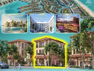 Biệt thự đơn lập view biển hồ lagoon  đối diện cosmo bay | giá tốt nhất vinhomes green paradise