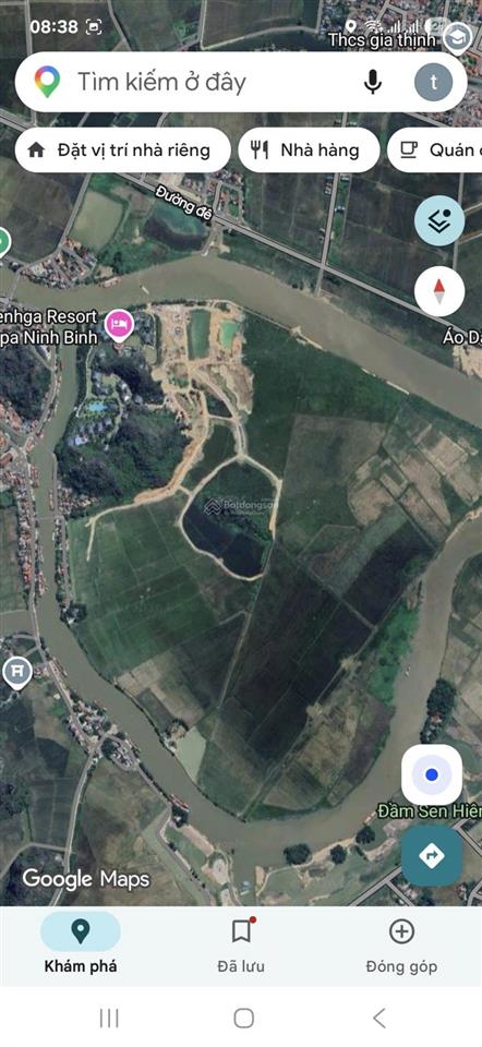 Bán đất view sông nằm trong bán đảo kênh gà, thuộc thôn kênh gà, gia viễn, ninh bình