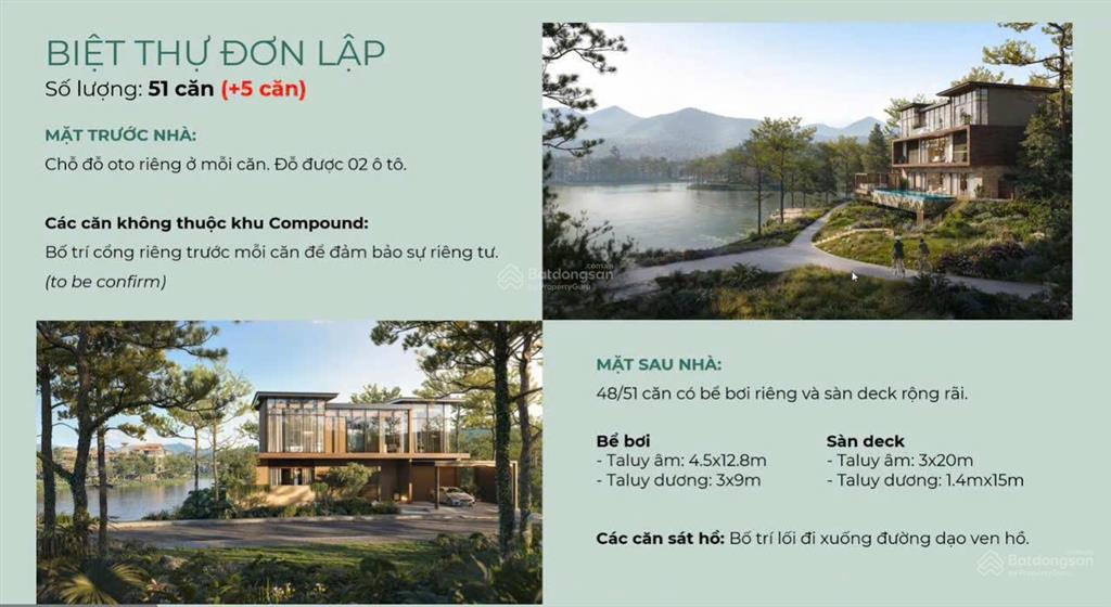Bán biệt thự phân khúc lakeside residences  thanh xuân valley đại lải, vĩnh phúc