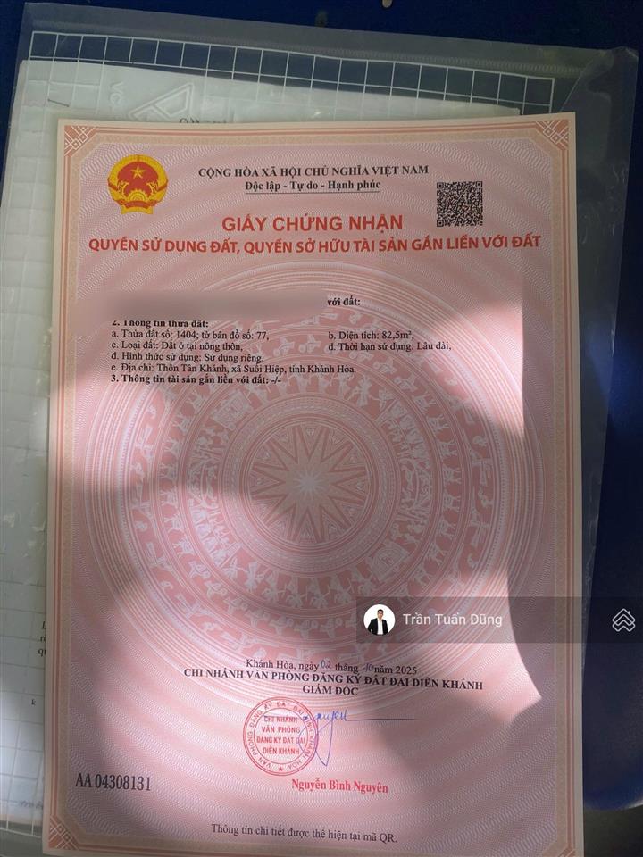 Còn lô suối tiên đường nhựa 2 mặt tiền giá rẻ