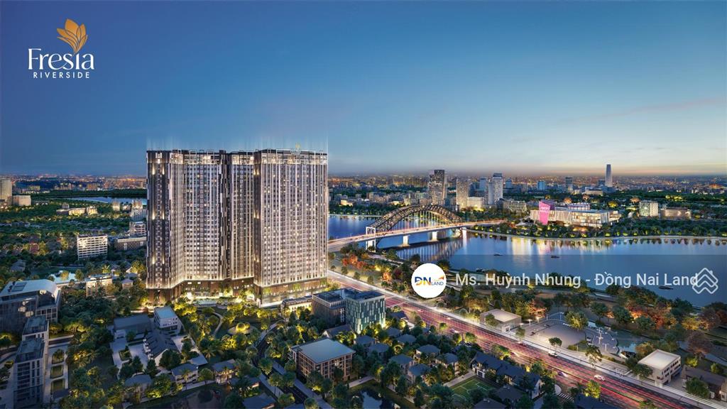 Căn hộ fresia riverside biên hòa giá 1,9 tỷ, hỗ trợ vay 75%, tiềm năng cho thuê cao