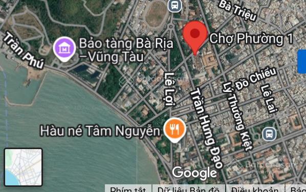 Bán đất mặt tiền trần hưng đạo, p 3, vũng tàu, giá ưu đãi 300 tỷ, 760m2