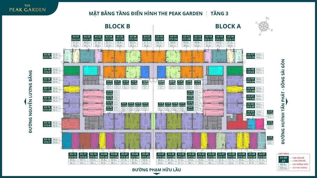 Nhận booking dự án the peak garden nguyễn lương bằng q7 giá rumo 75tr/m2 liền kề pmh