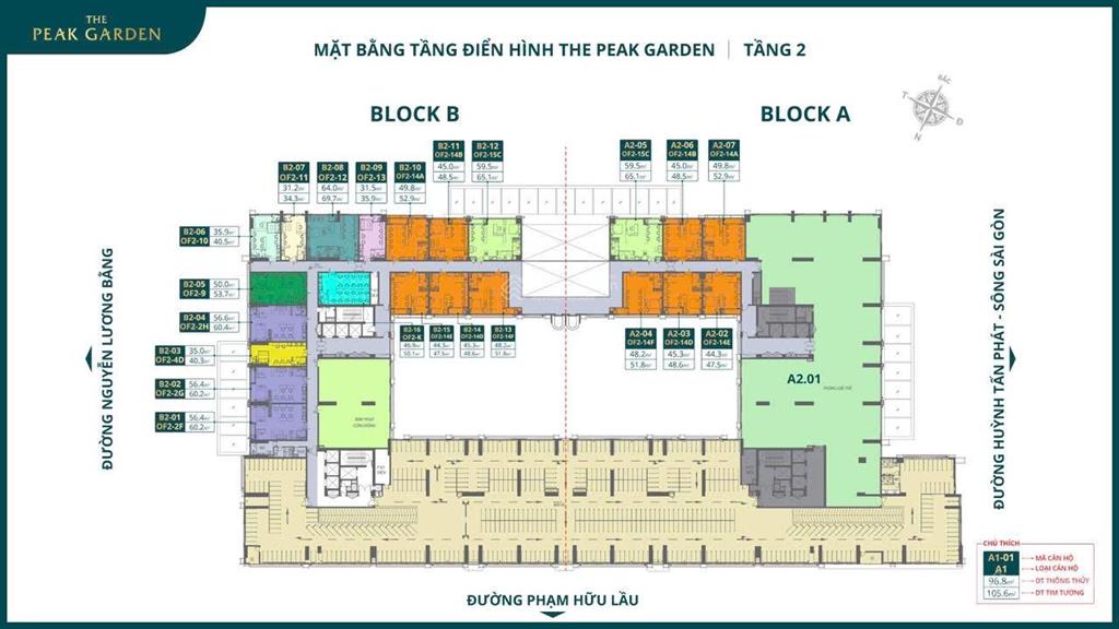 Nhận booking dự án the peak garden nguyễn lương bằng q7 giá rumo 75tr/m2 liền kề pmh