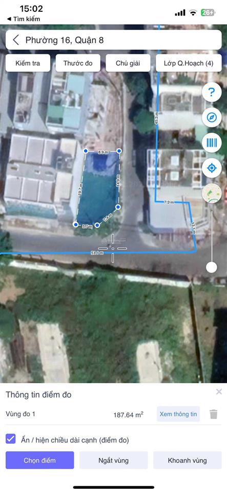 Nền góc ốc 2 mặt tiền dự án nhà nhật minh 189m2