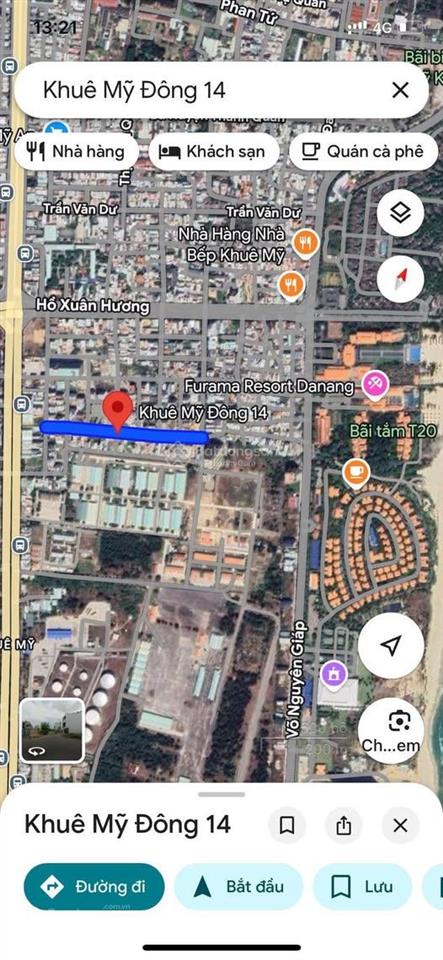 Cần bán nhanh lô đấtđường khuê mỹ đông 14  ngang 6m102hàng hiếm giá rẻ !