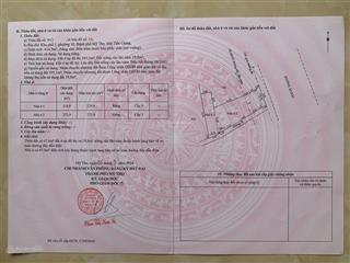 Bán gấp đất mặt tiền ấp bắc  nở hậu thần tài 21,6m (p. trung an)