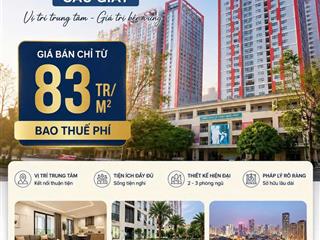 Chính chủ cần bán gấp! căn 3pn 140m2 giá 83tr/m2 | bao phí | paragon cầu giấy