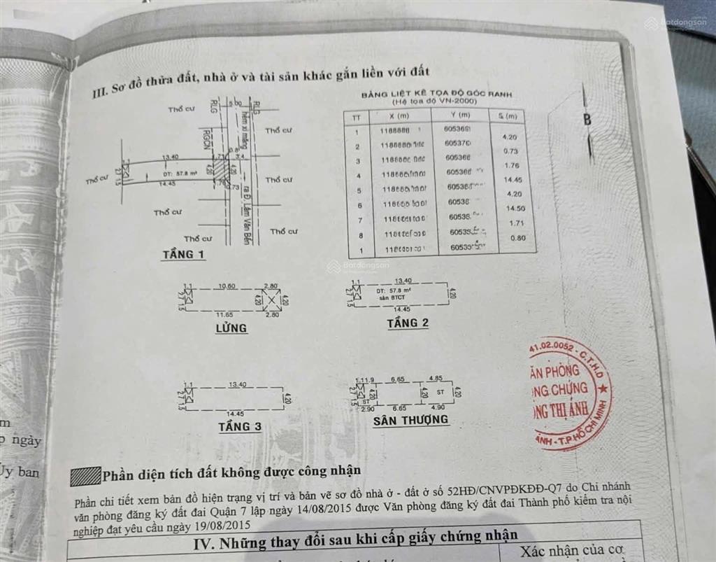 9.58 tỷ  chdv 70m2 (4,2x16,5m) mt nhựa 60 lâm văn bền, q7  5 tầng + lửng + st 10pn khoán 30tr/th