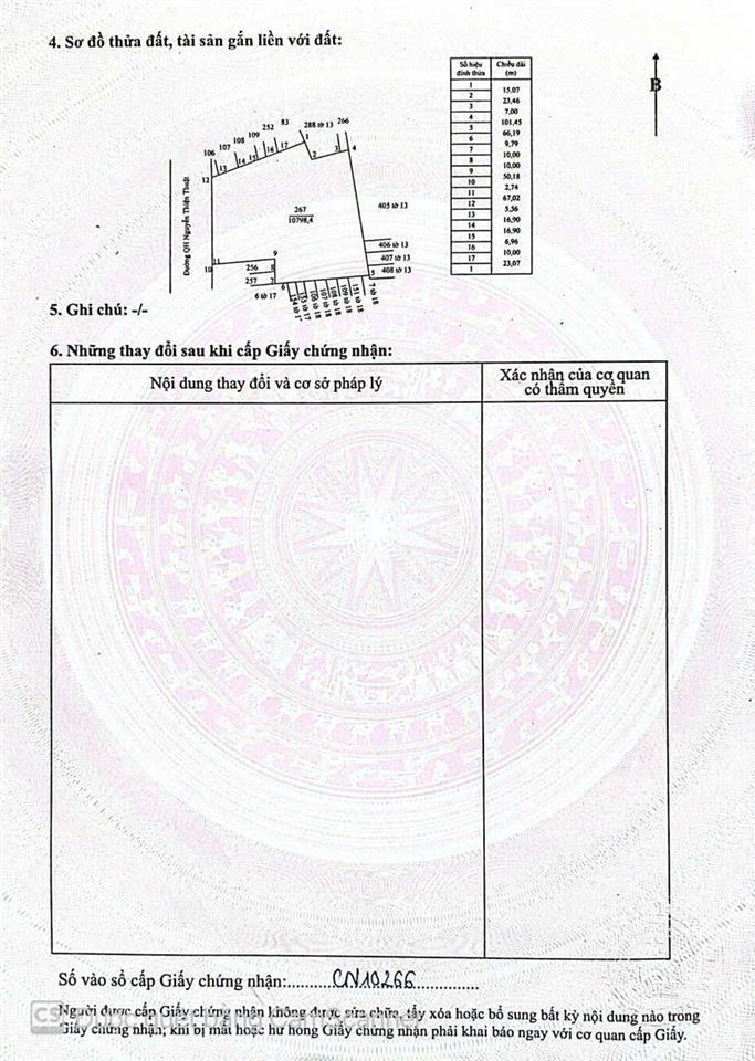 Bán đất 10.798 m2 tại phường tân thành, tp.hcm giá bán 75 tỷ, sổ hồng chính chủ