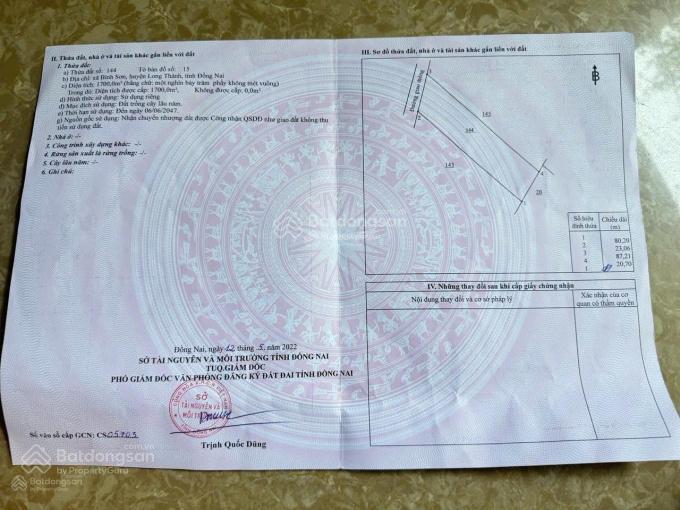 Bán đất 10.798 m2 tại phường tân thành, tp.hcm giá bán 75 tỷ, sổ hồng chính chủ