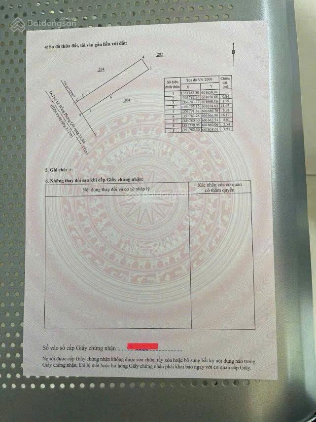 Chỉ 8,5 tỷ sở hữu lô đất 96m2 mặt tiền kinh doanh đường lê hồng phong, phước long/ 0931 800 ***