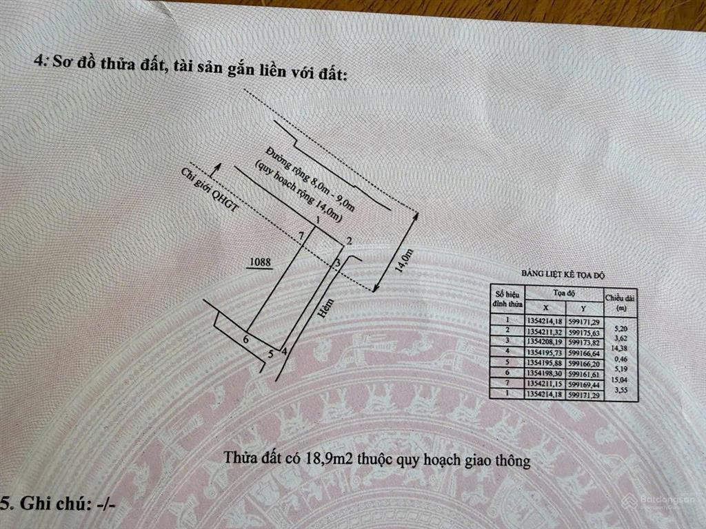 Chính chủ cần bán lô đất mặt tiền đường núi cấm ngay chợ thái thông, vĩnh thái chỉ 3,85 tỷ