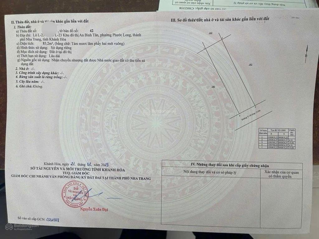 Lô sạch đẹp hướng đông nam kđt an bình tân, sổ đỏ cá nhân chỉ 6,4 tỷ/  0931 800 ***