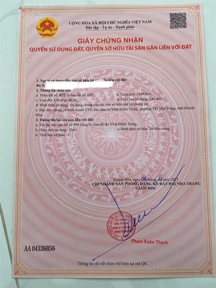 Chỉ 2,55 tỷ sở hữu căn hộ 1pn chung cư cao cấp ct9 vĩnh điềm trung full nội thất đẹp, sẵn hđ thuê