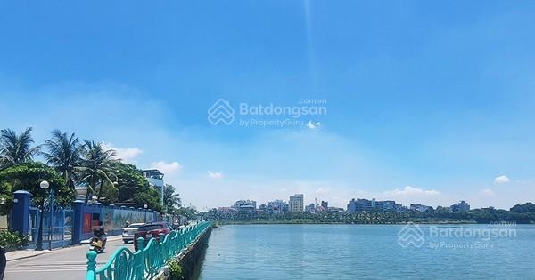 Bán gấp mặt hồ mp phạm huy thông sổ 100m2 xây 6 tầng ô góc 1 mặt phố ,1 mặt ngõ giá 73 tỷ