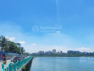 Bán gấp mặt hồ mp phạm huy thông sổ 100m2 xây 6 tầng ô góc 1 mặt phố ,1 mặt ngõ giá 73 tỷ