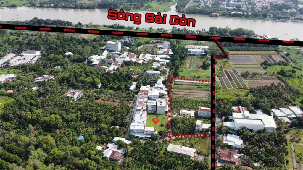 Đất thổ cư bình mỹ củ chi. ngang 8m đường thông ra sông sài gòn