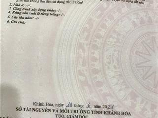 Bán đất đường a1, hòn thơm, vĩnh ngọc, phường tây nha trang. dt102m2. sổ hồng. giá 2,1 tỷ
