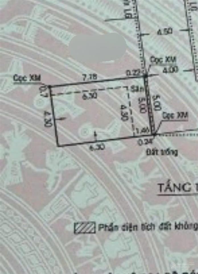 Bán gấp lô đất thổ cư sổ hồng riêng, hẻm 4m5, đường phạm hữu lầu, dt 5x8, xây dựng tự do, giá 3ty2.