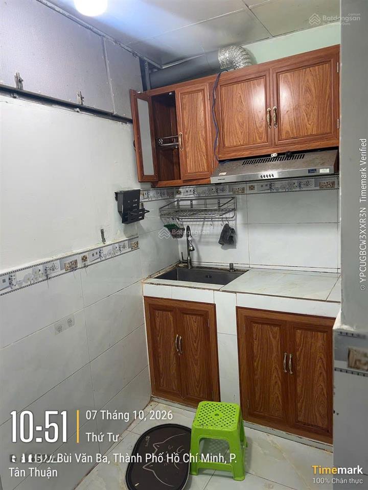 Nhà nguyên căn hẻm 44 đường bùi văn ba, kế bên khu chế xuất tân thuận, dt 3x7m, 1 lầu, 2pn, 1wc