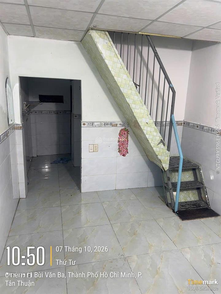 Nhà nguyên căn hẻm 44 đường bùi văn ba, kế bên khu chế xuất tân thuận, dt 3x7m, 1 lầu, 2pn, 1wc