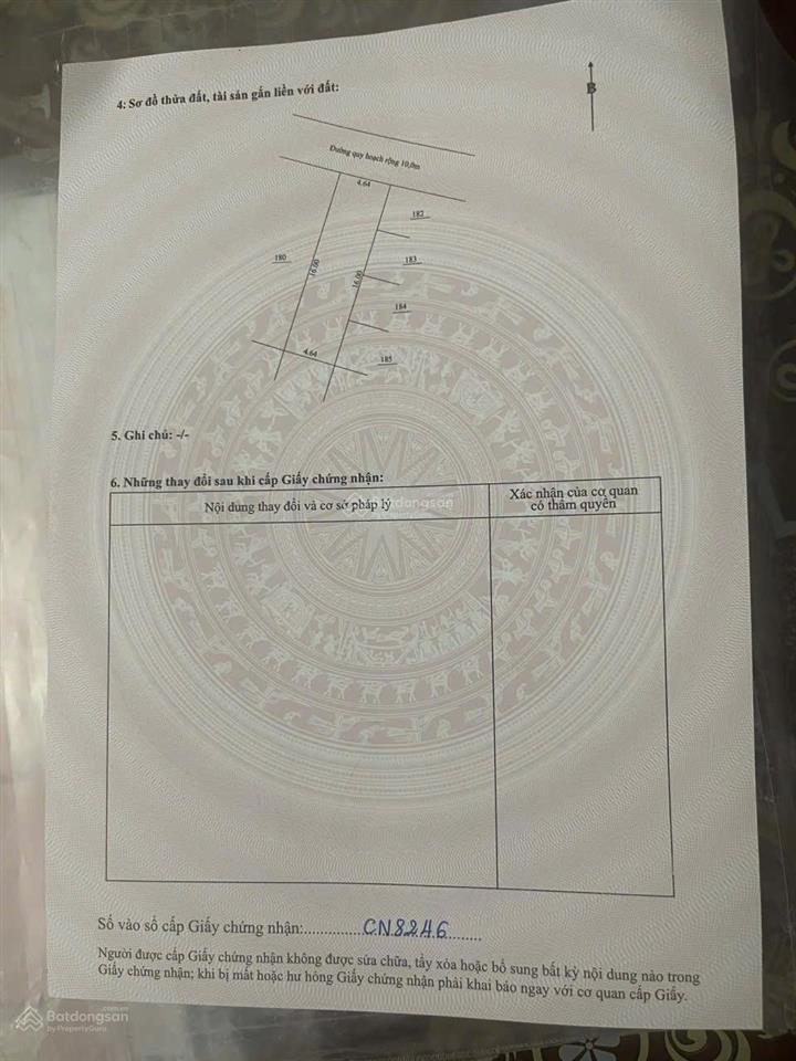 Chủ cần bán lô đất khu tđc đất lành,đường 10m giá 3.4ty bao sang tên dt 74,2m2 ngang 4m64