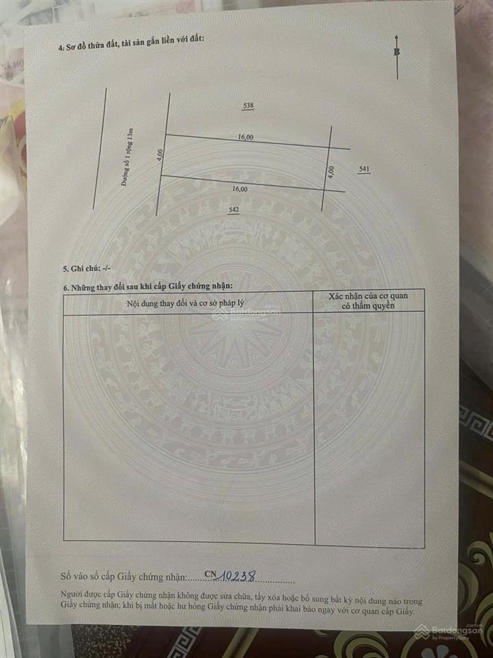 Chủ cần bán lô đất tđc đất lành đường 13m giá 2.8tỷ dt64m ngang 4m giá tốt nhất thị trường lô sạch