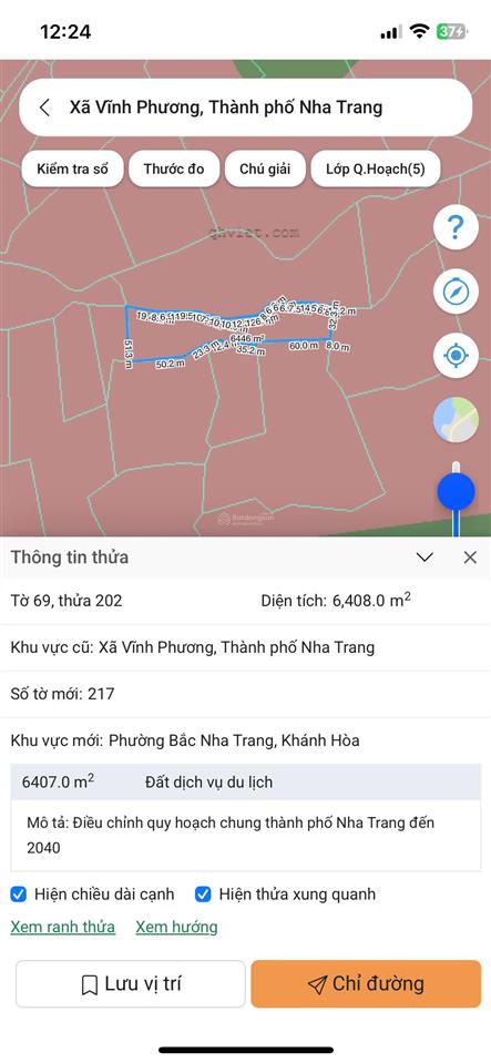 Đất vườn gần hồ đắc lộc  vĩnh phương. diện tích 4802m2 ngang 170m, đất đẹp, bằng phẳng giá 900tr