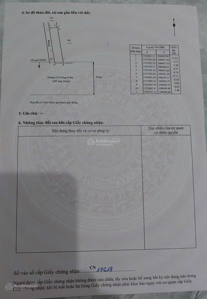 Lô góc đường 23/10 gần trục d30 diện tích 74.7m2 (ngang 4.1m)hiện trạng có nhà cấp bốn cũ 3.5 tỷ