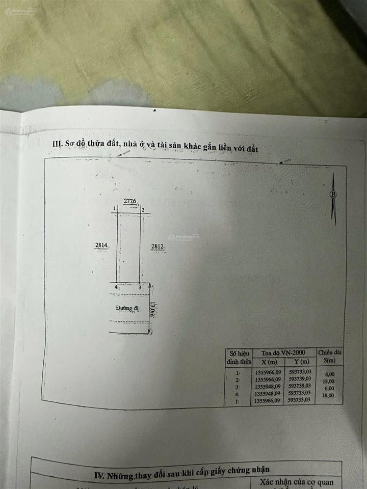 Chính chủ gửi bán đất kdc phú ân nam 2 dt 108m2 ngang 6m hướng nam giá 3,3 tỷ full thổ cư