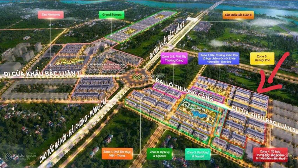 Cặp liền kề vinhomes móng cái dãy thời đại 1 | hàng hiếm mt 8m 120m2