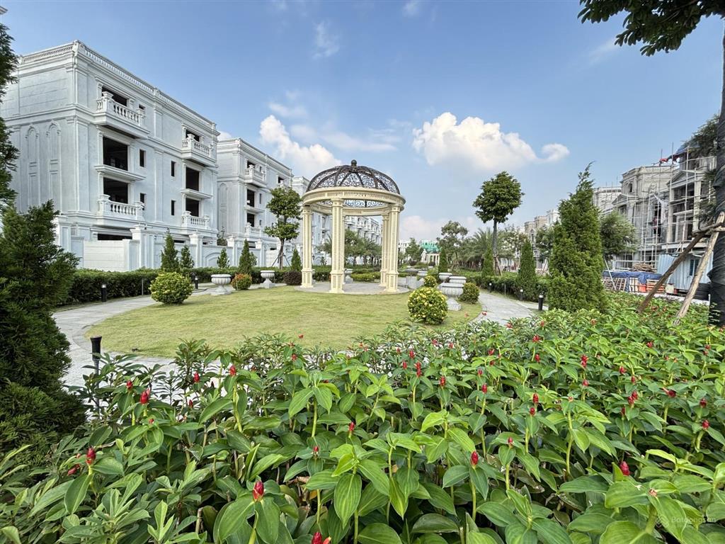 Bán bt đơn lập tinh hoa 2 lô 58 hướng tb 365,5m2 đất xd 921,3m2 thô view giữa vườn hoa lớn 135 tỷ