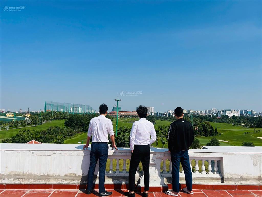 Bán bt đơn lập tinh hoa 2 lô 58 hướng tb 365,5m2 đất xd 921,3m2 thô view giữa vườn hoa lớn 135 tỷ
