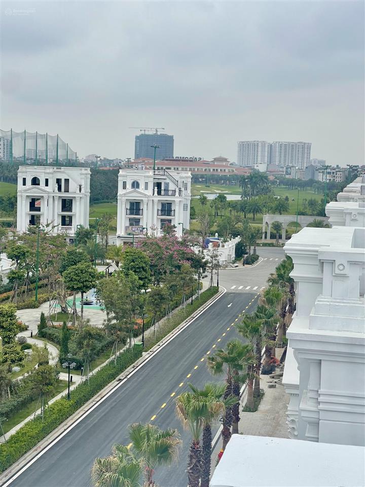 Bán gấp bt long biên golf villas hướng đn, 338m2 có hầm căn thô xd 800m2 view vườn hoa giá 118 tỷ