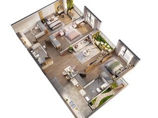 Bán căn hộ 138m2 chung cư wisteria  ban công đông nam  có hỗ trợ bank 70%