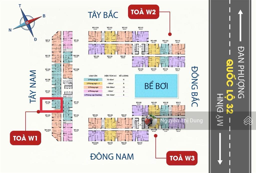 Bán gấp cc the wisteria, 6,6 tỷ, 83m2, 2pn, 2wc, đường 32, hoài đức, hà nội